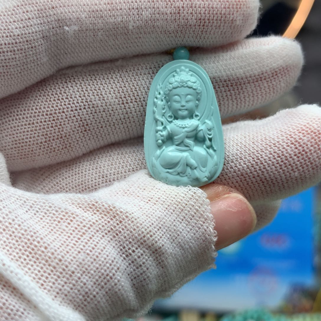 绿松石挂件未镶嵌