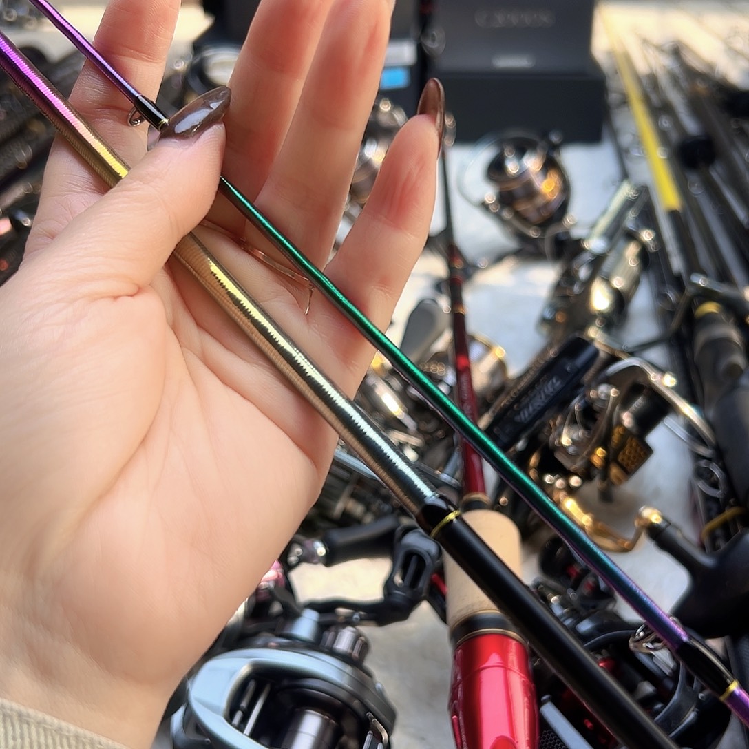 3.8m碳素微物路亚杆62