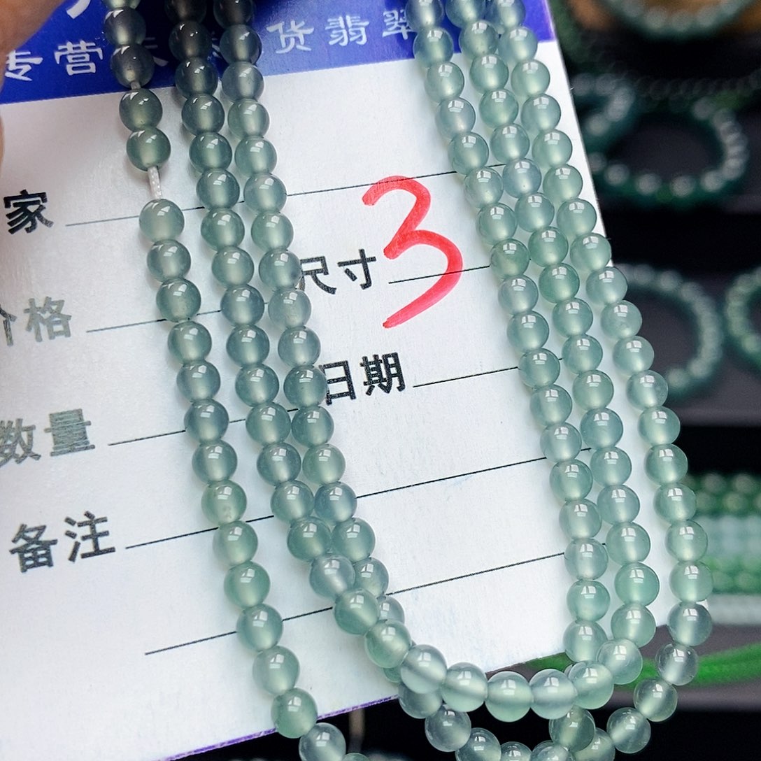 翡翠未镶嵌手链翡翠