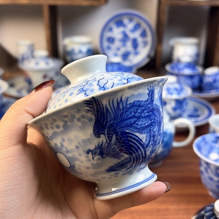 杯景*新年快乐柴窑福利微瑕