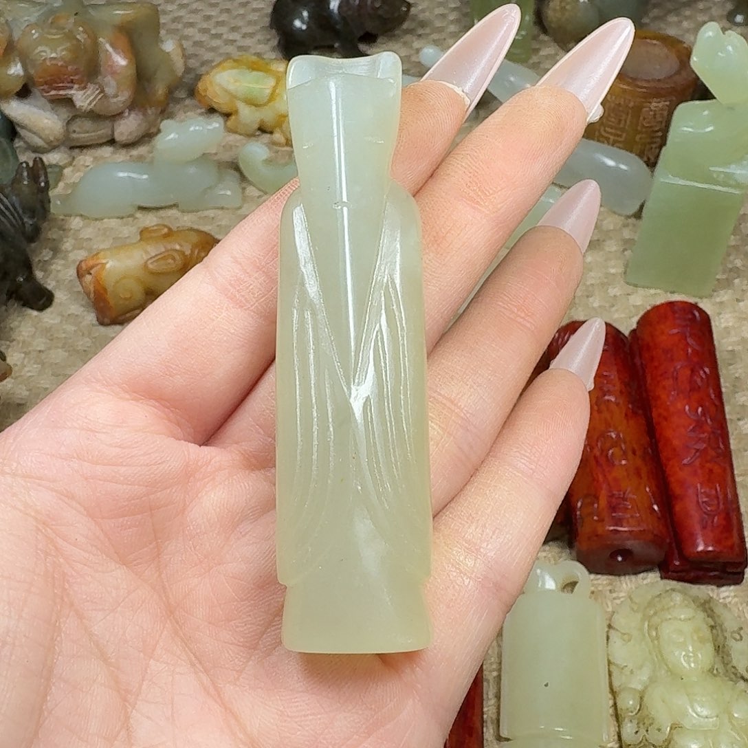白玉菩提吊坠挂件