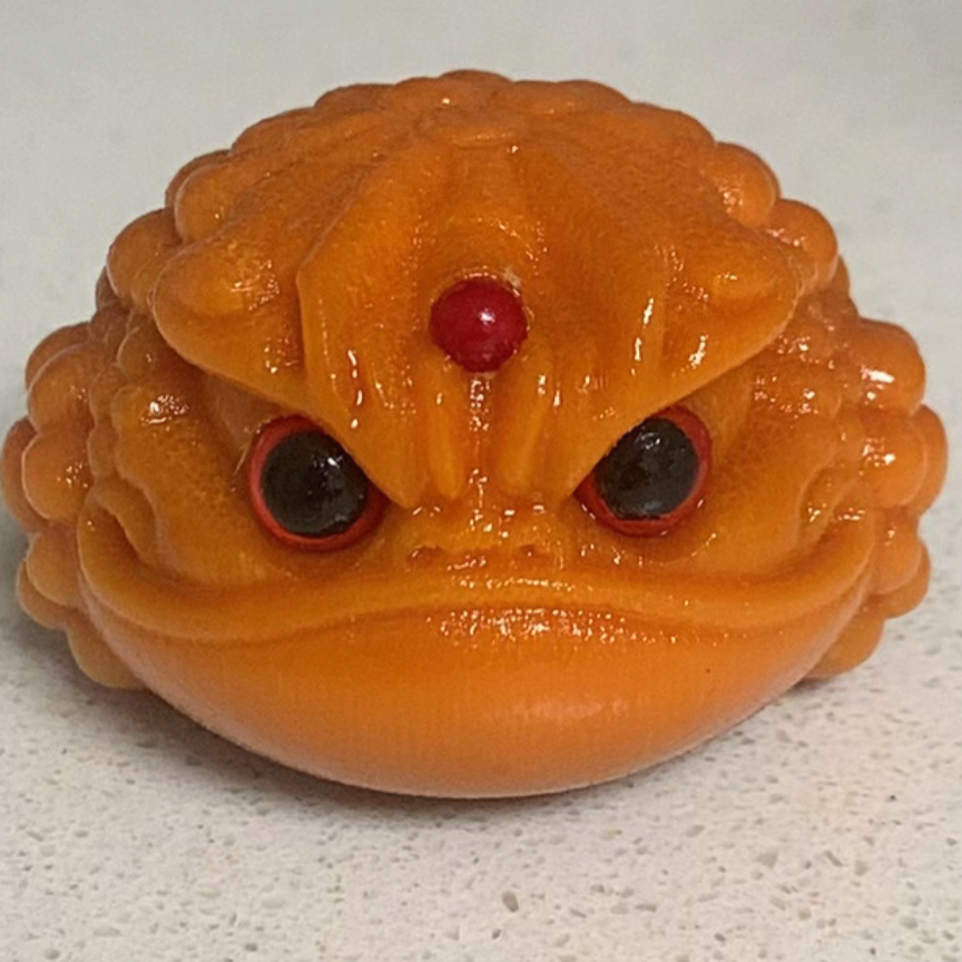 实心竹龙血金丝竹雕全玉化成品【恶霸金蟾手把件】解压器物