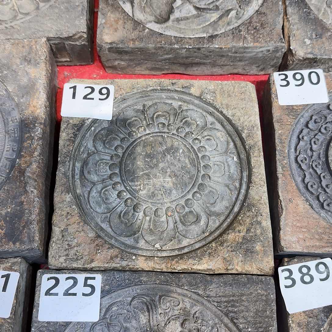 老砖后刻干泡茶台