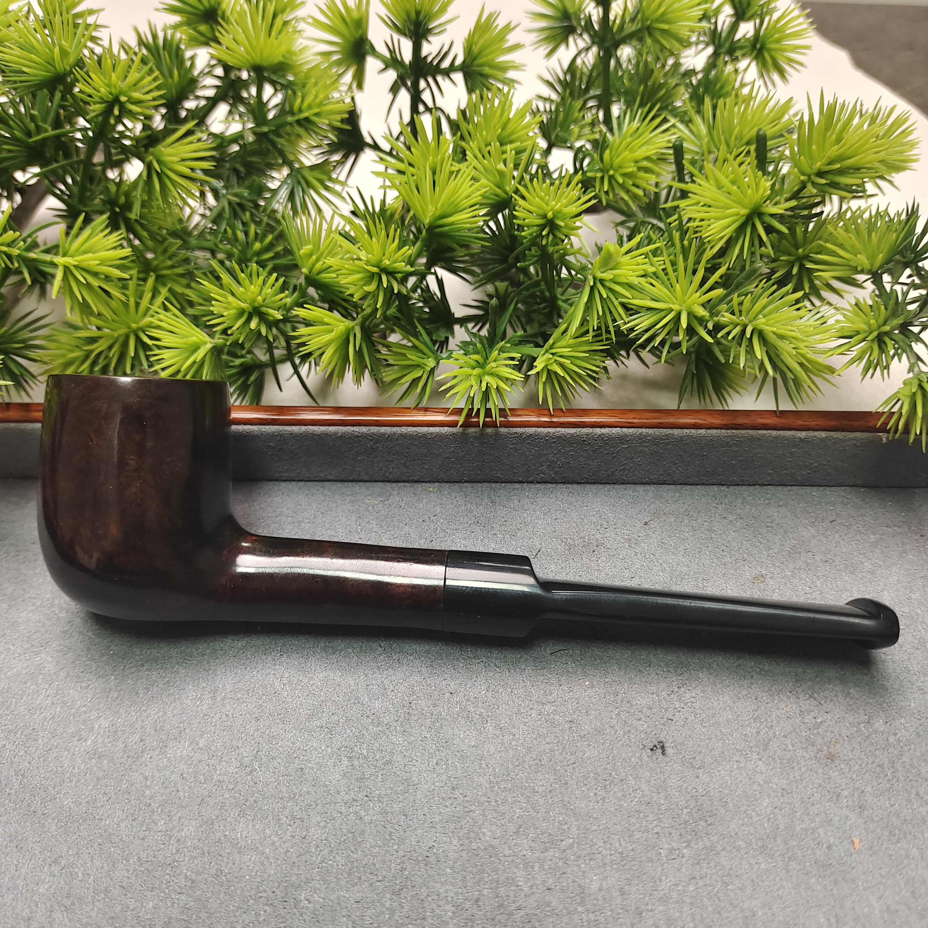 意大利进口石楠木三号烟道撞球烟斗