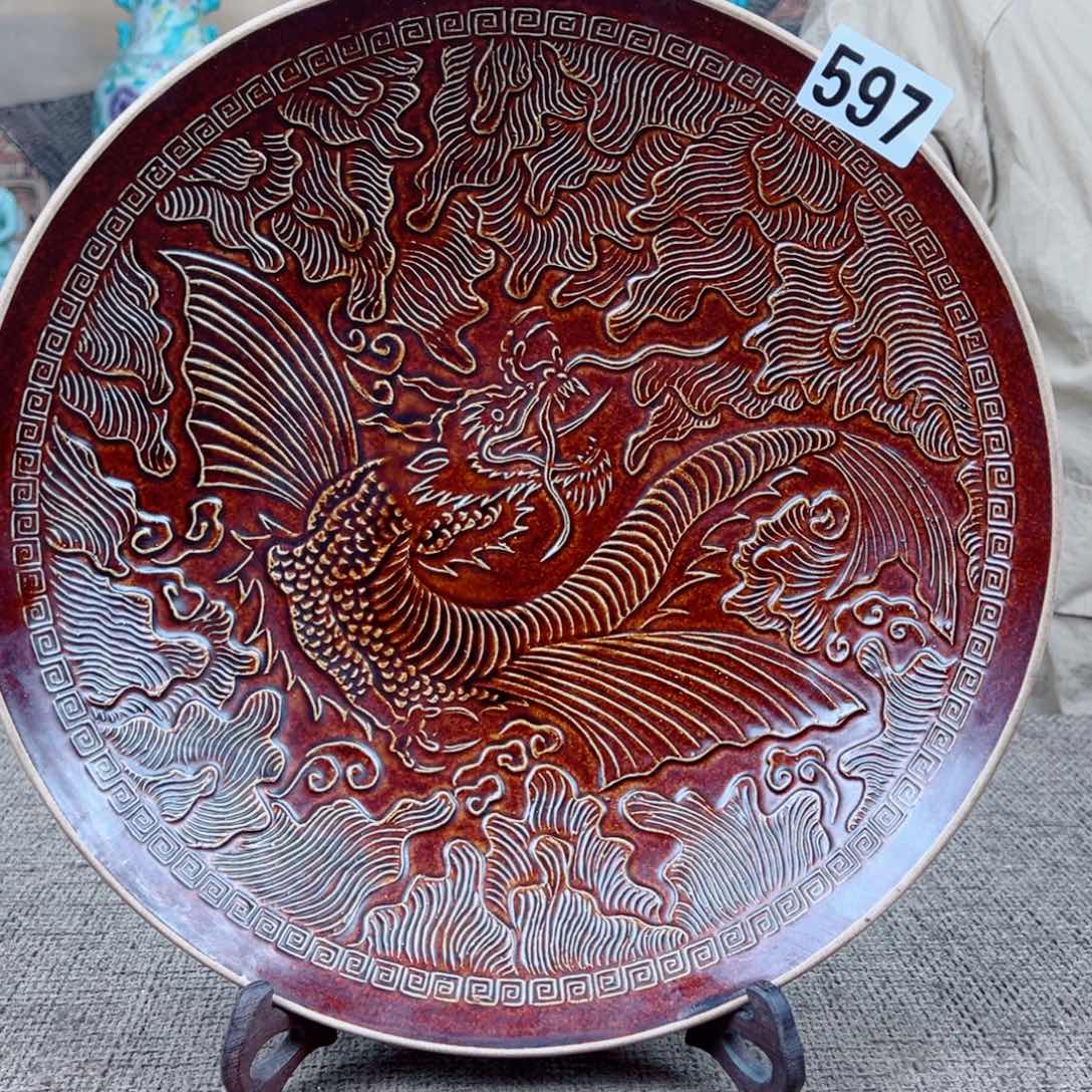 瓷片陶瓷艺术瓷器摆件