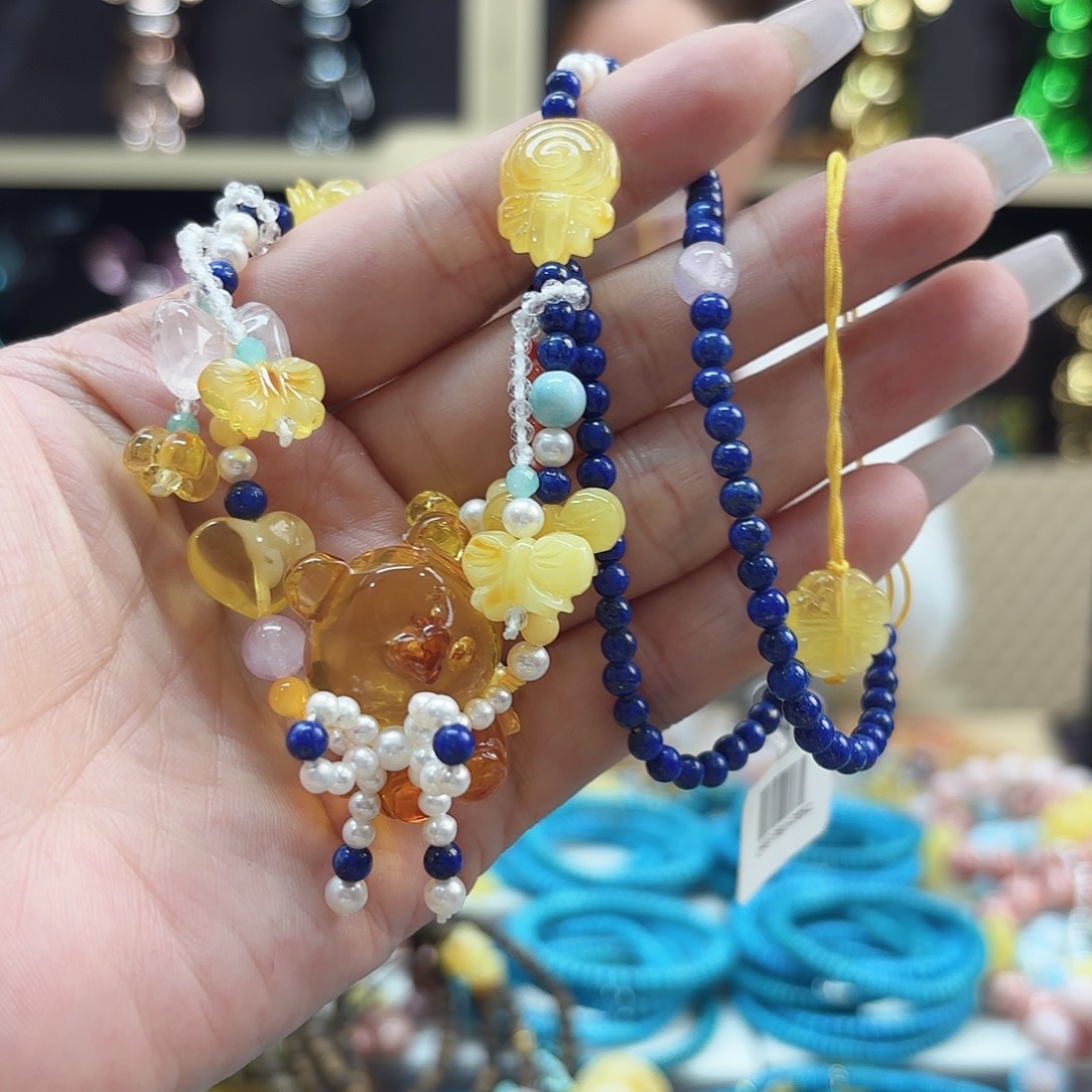 琥珀未镶嵌手链琥珀