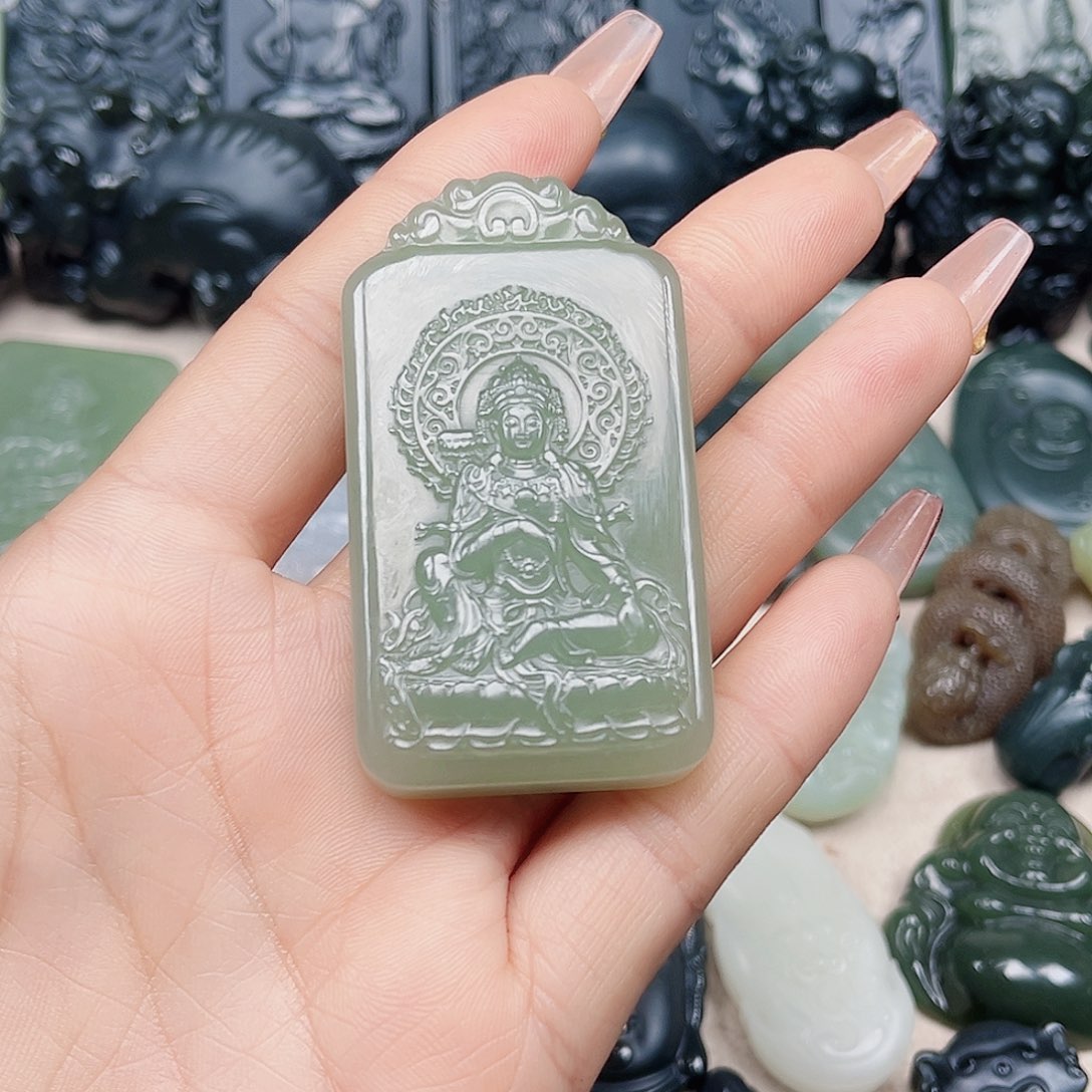 和田玉颈饰未镶嵌