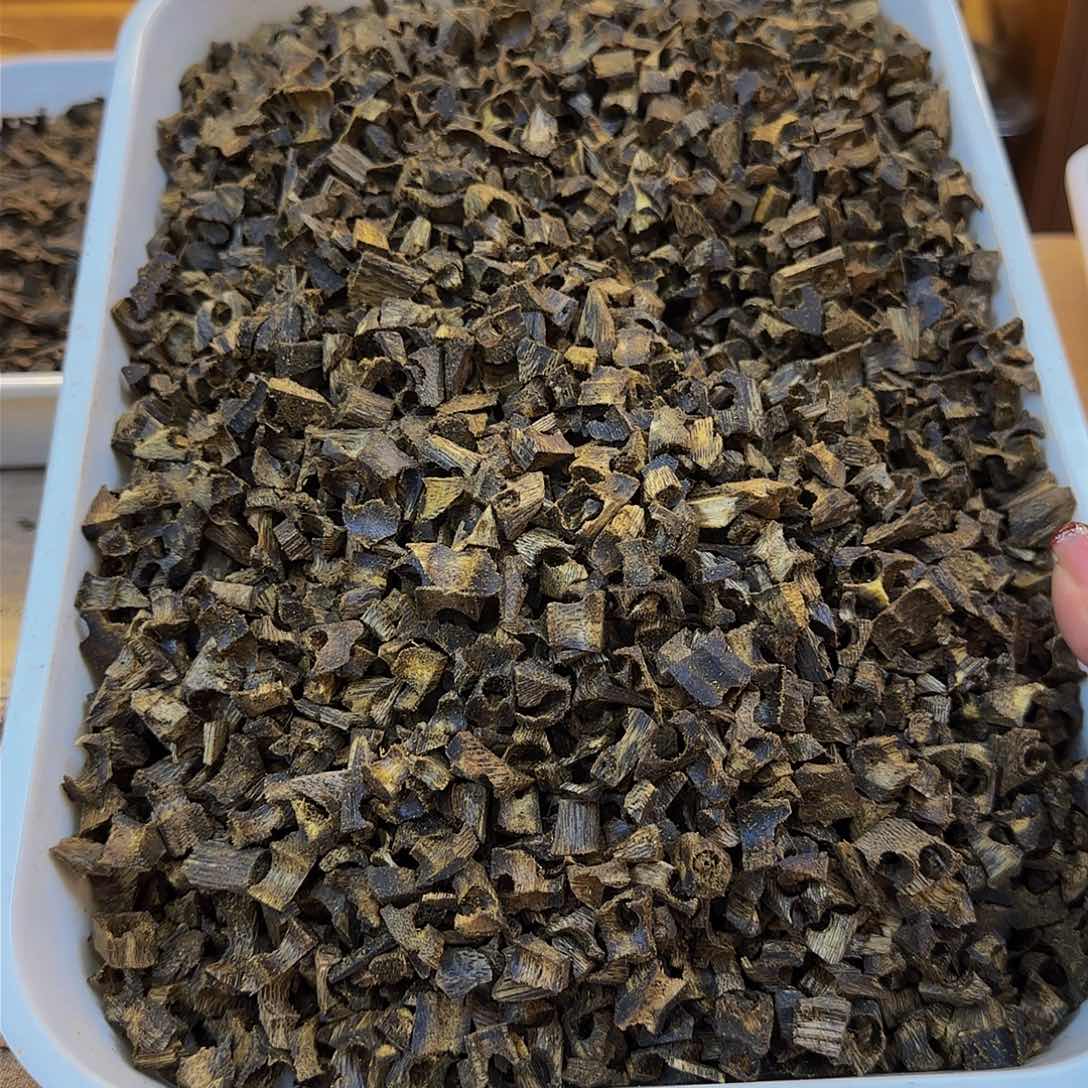 沉香沉香木制品绿棋蓝宝石车珠料100克➕送30克多样性发其一