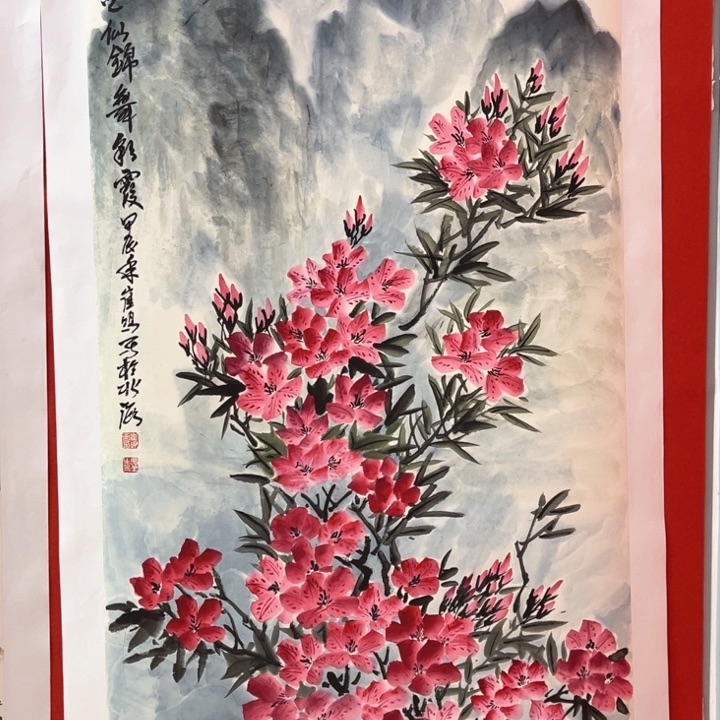 国画花鸟的翅膀和翅膀都是白色的140.70