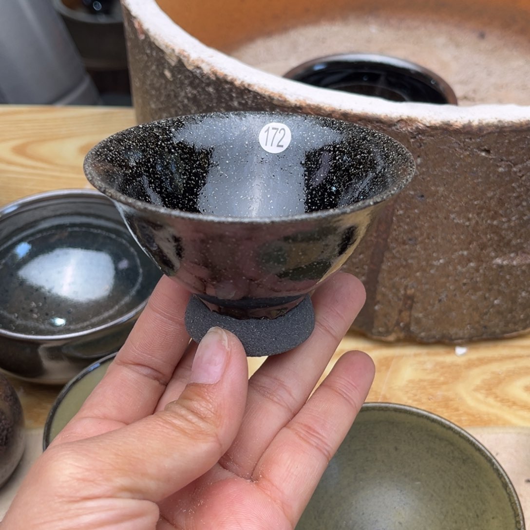 茶盏义兴龙窑坚持真柴烧