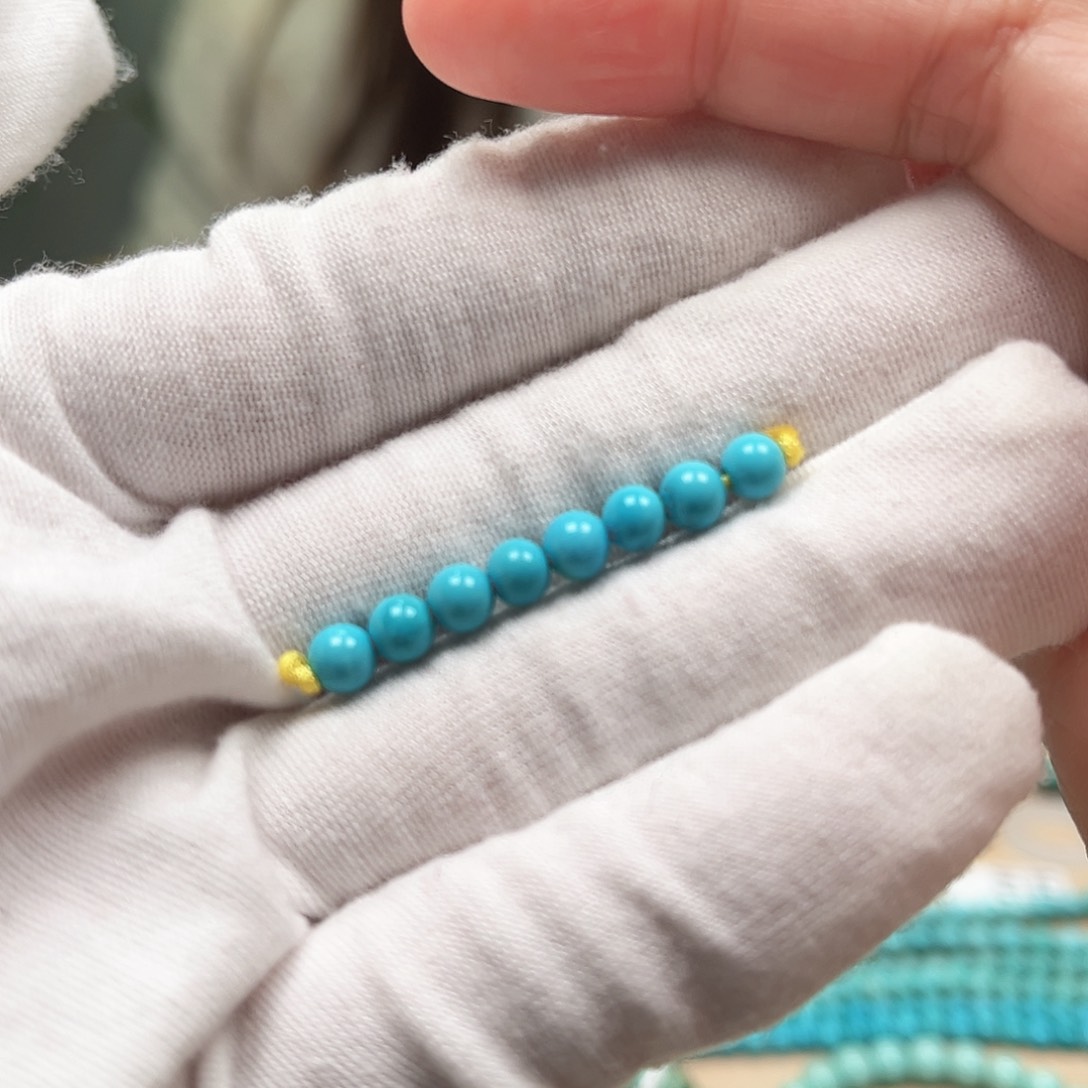 绿松石圆珠未镶嵌