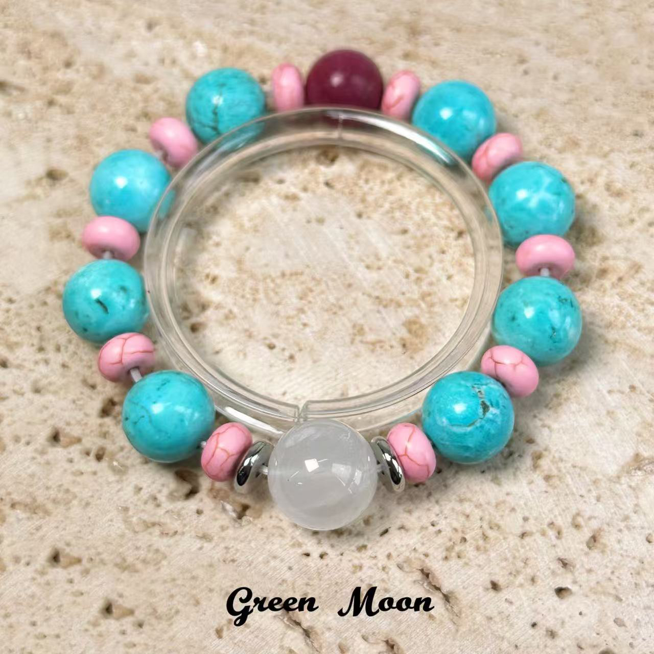 非金属仿水晶手链 【冰河荔枝】精致优雅梦幻可爱原创手串高级B744