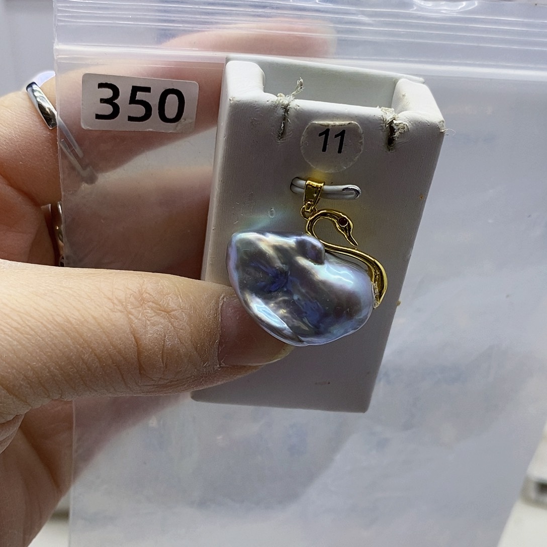 颈饰合金淡水珍珠