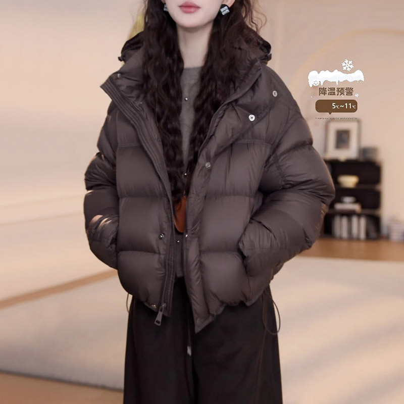 冬季加绒加厚保暖棉服女款爆款2025新款宽松时尚大气保暖厚外套女