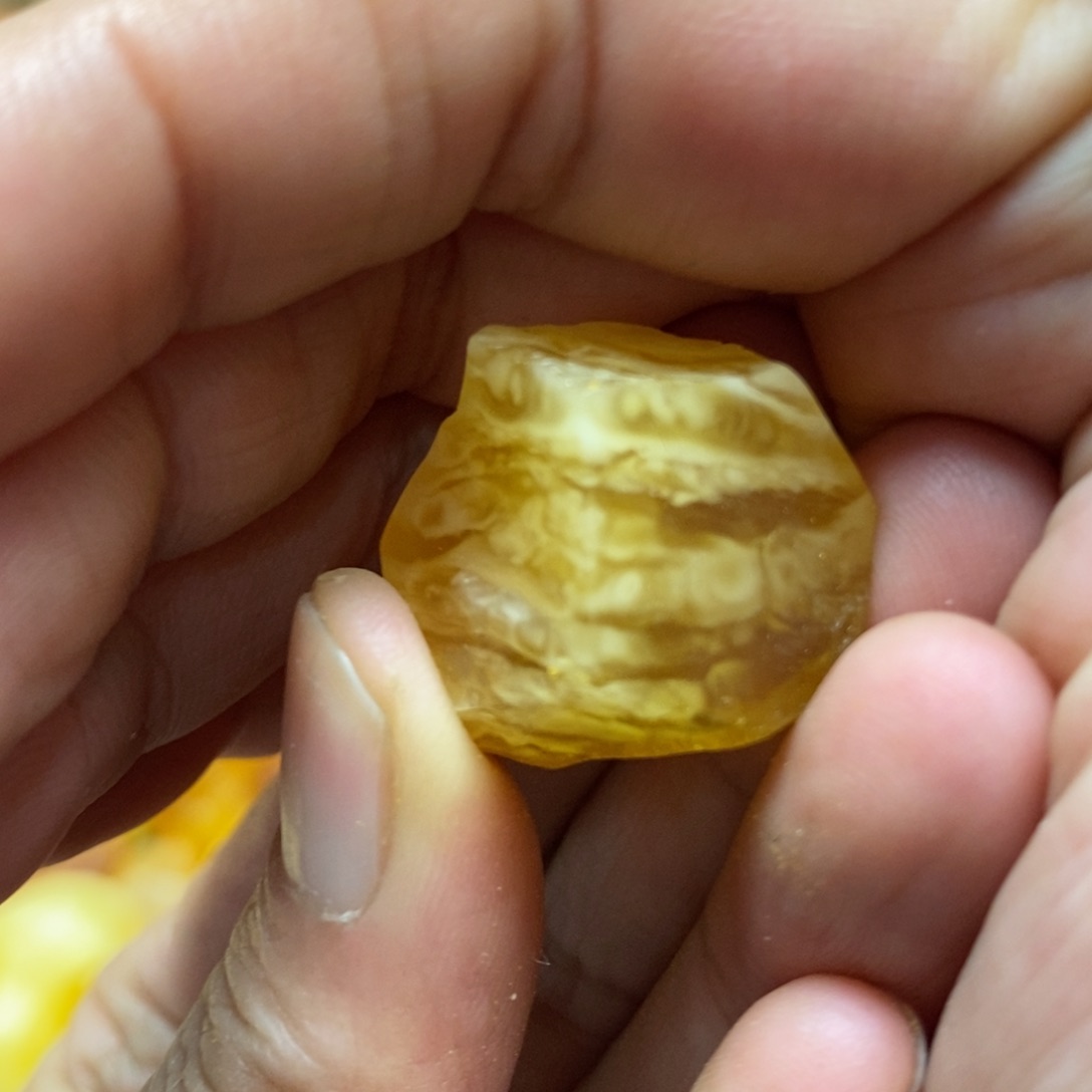 定制琥珀未镶嵌传世琥珀蜜蜡定制