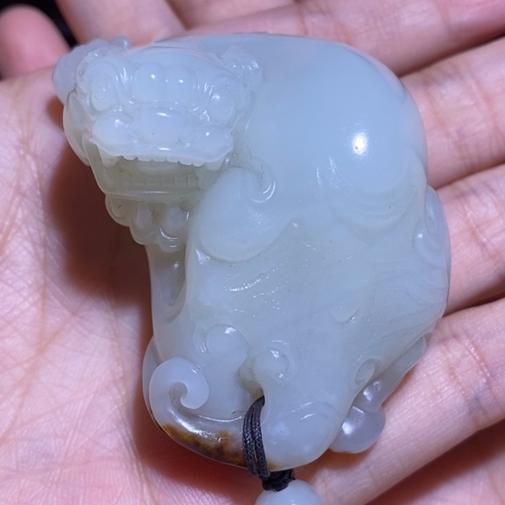 开***活和田玉未镶嵌把件