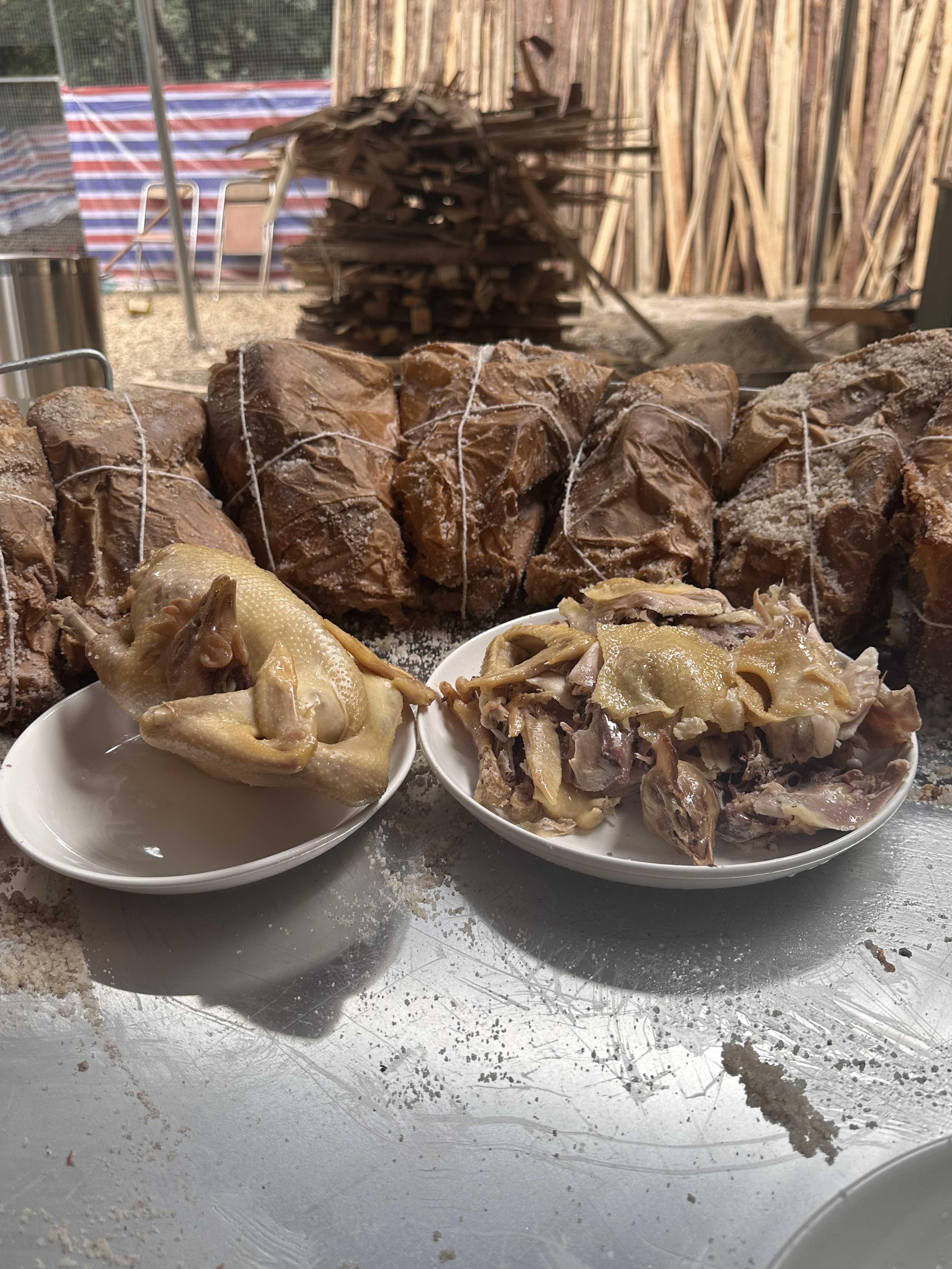 梅州客家藏辉  真古法制作盐焗鸡一只850g（发顺丰快递）