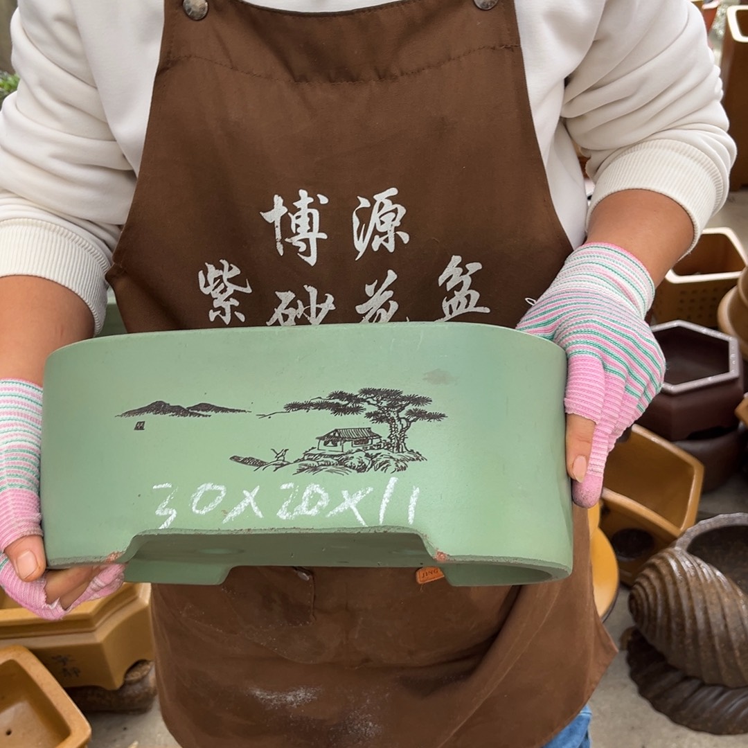 紫砂花盆盆景艺术