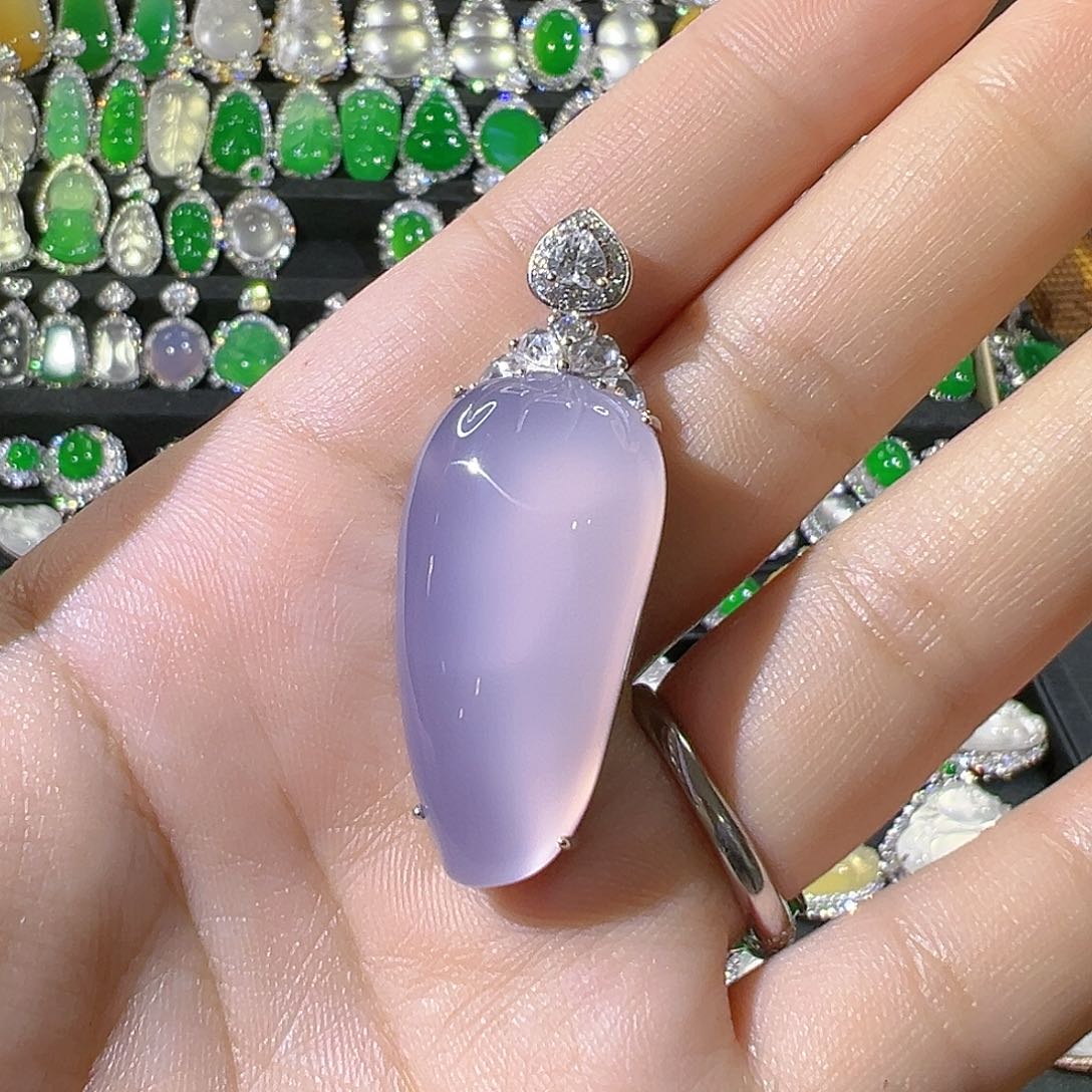 【闪购商品】玛瑙/玉髓颈饰银S925镶嵌H***?