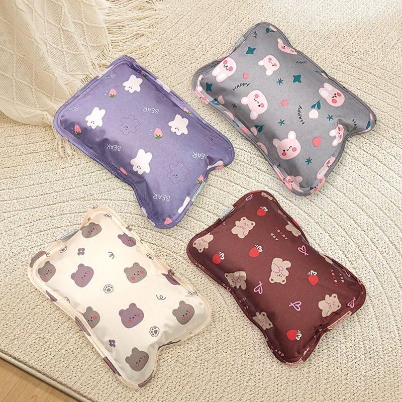 国标防爆充电热水袋暖手宝丝光可爱暖手暖脚暖被窝专用