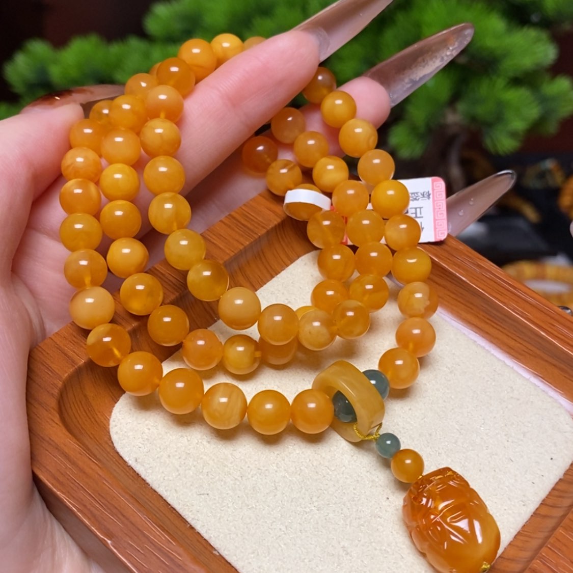 【闪购商品】蜜蜡颈饰未镶嵌项链