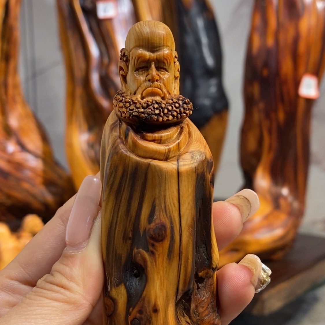 【闪购商品】柏木（崖柏）根雕木雕工艺品摆件创意，满十送一手把件