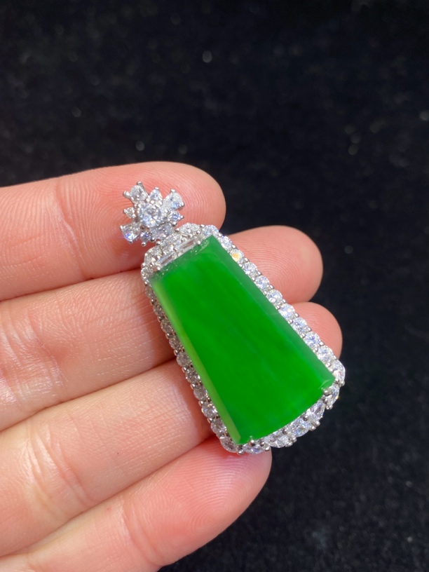 无事牌吊坠S925银