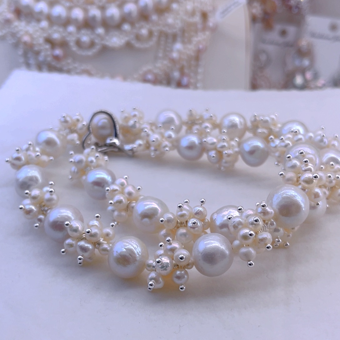 未镶嵌耳饰淡水珍珠