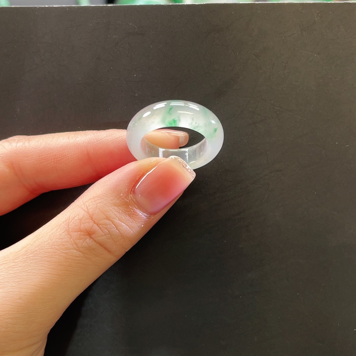 【闪购商品】未镶嵌石英岩玉戒指