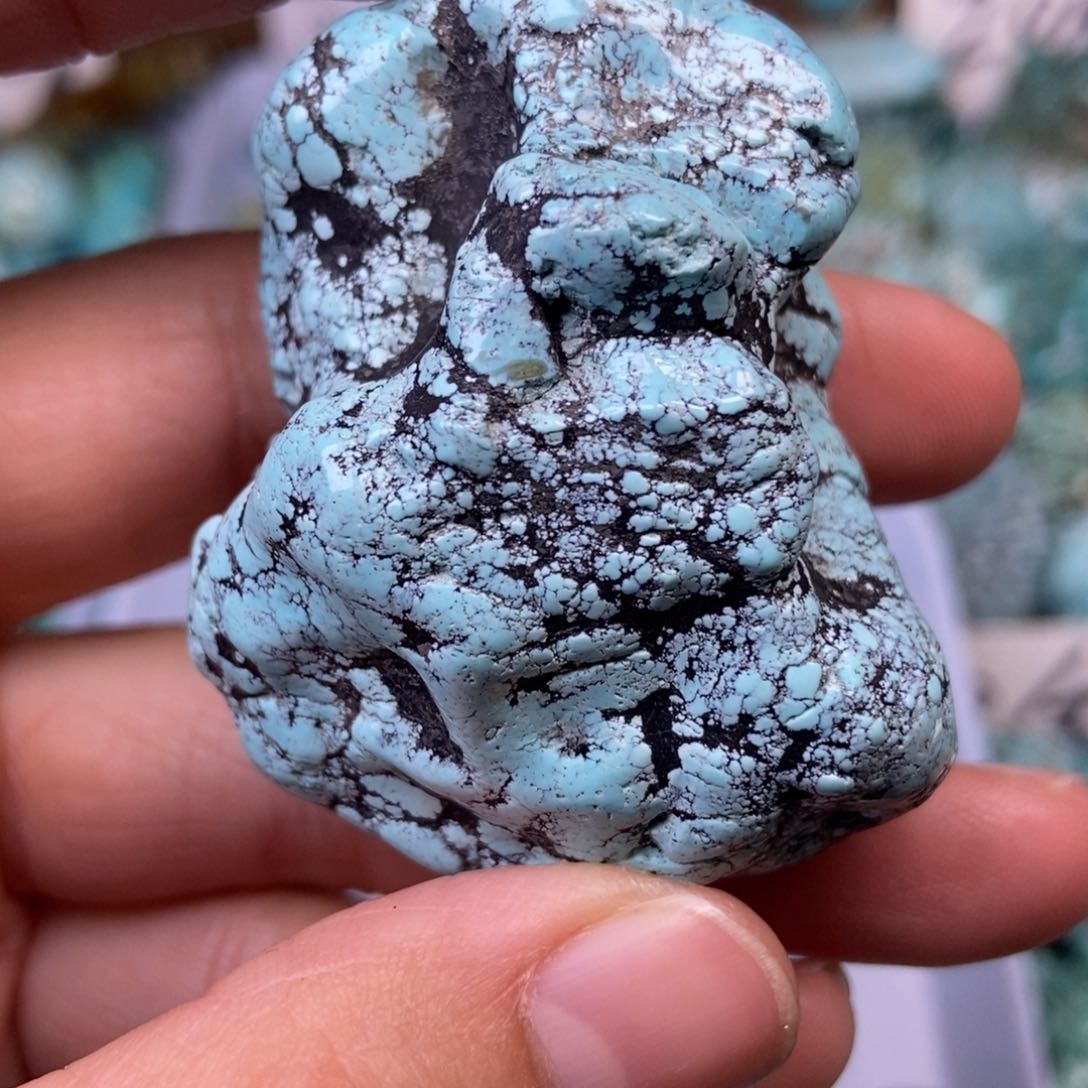 绿松石珠宝奇石未镶嵌