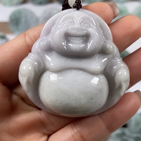 翡翠颈饰未镶嵌大佛福利