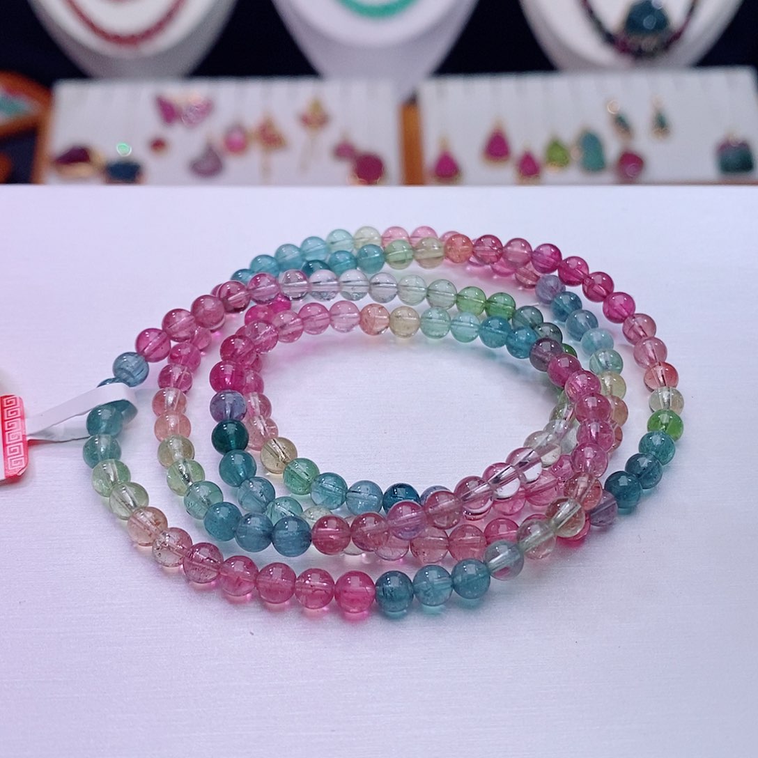 碧玺手链未镶嵌碧玺手链