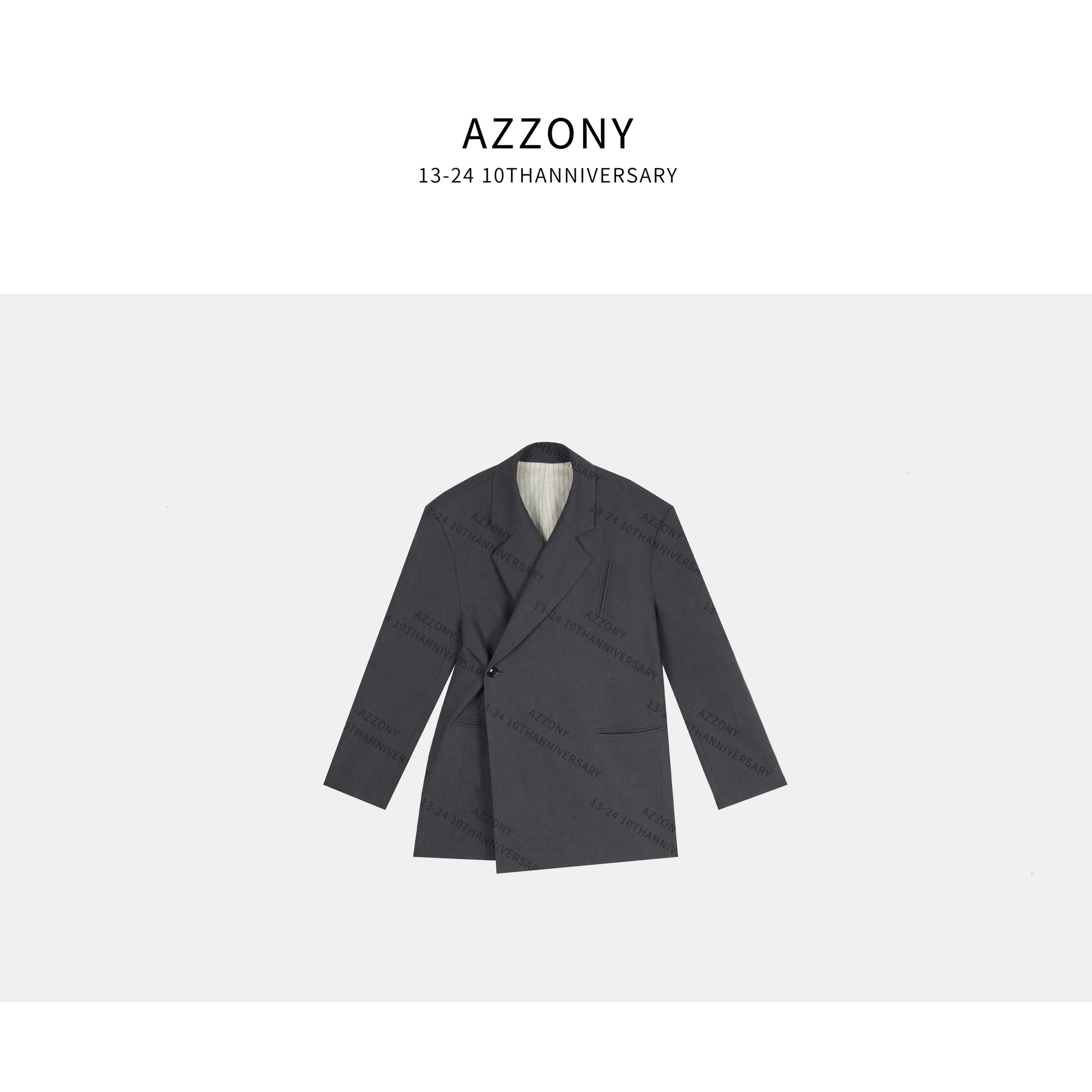 Q  YYL 静姐视频同款灰西装  CT2253