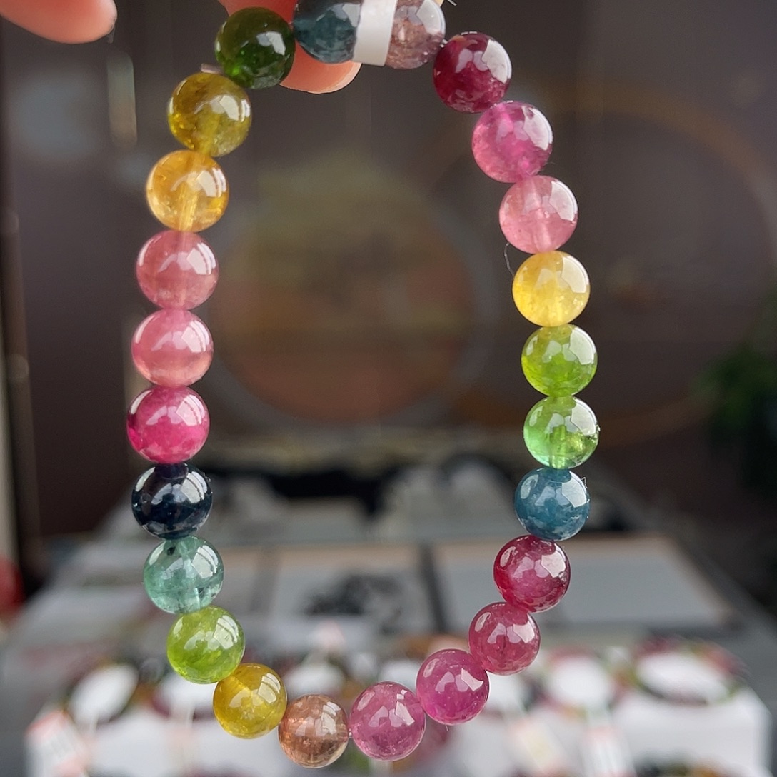 碧玺碧玺7mm未镶嵌