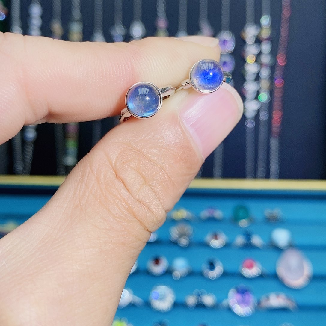 紫晶珠宝半成品银S925镶嵌