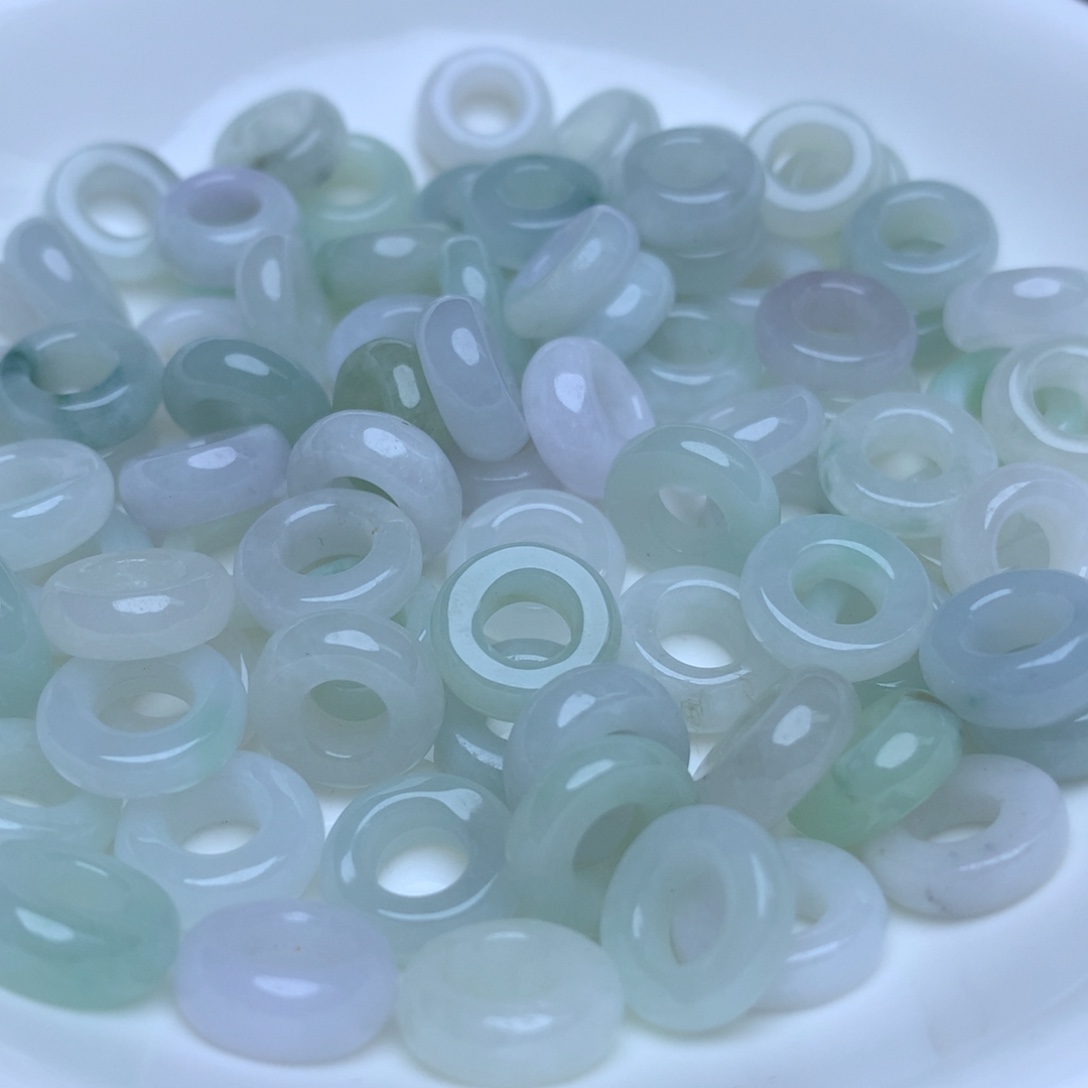 【闪购商品】翡翠手链未镶嵌卡10冰玉环30个