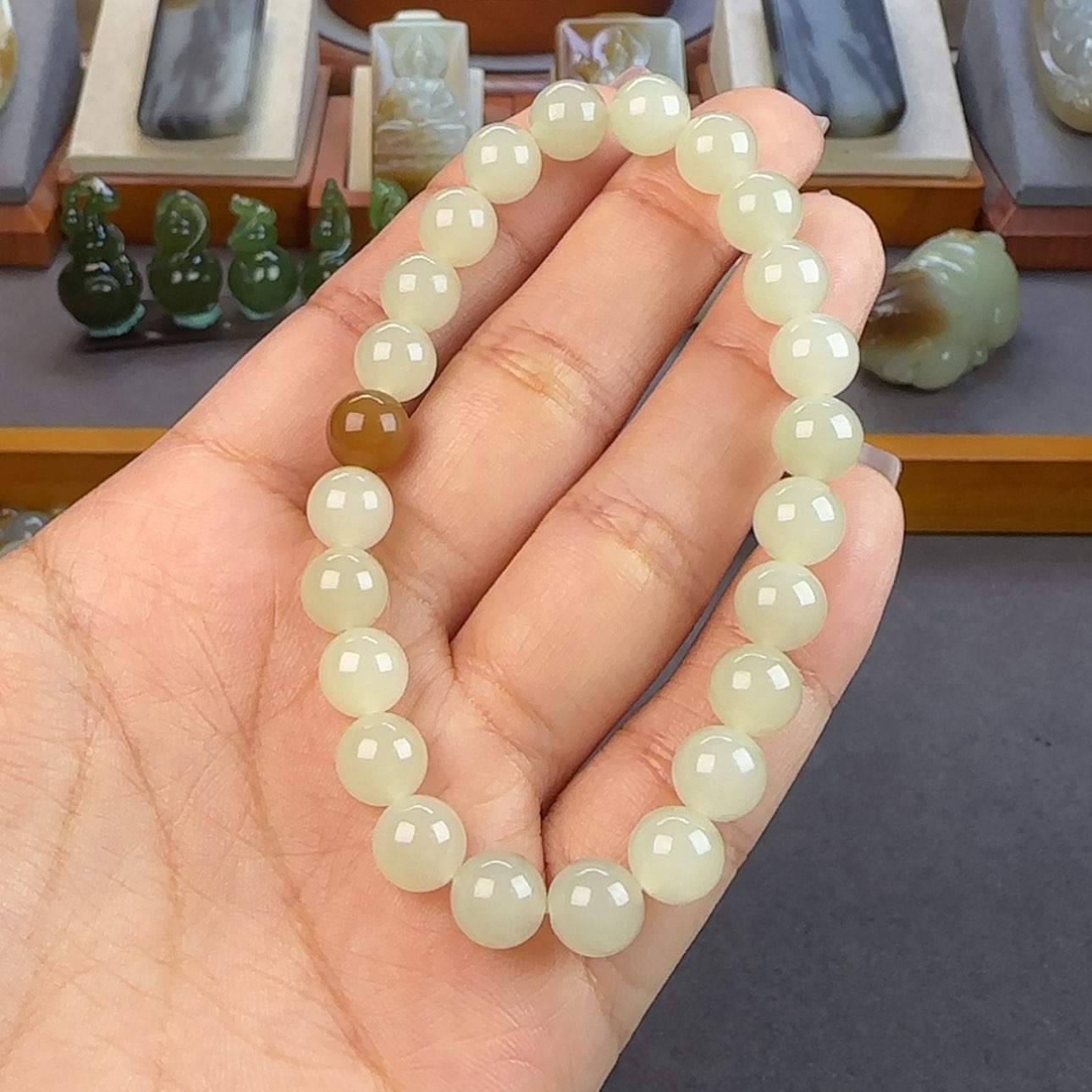 【闪购商品】未镶嵌和田玉手串