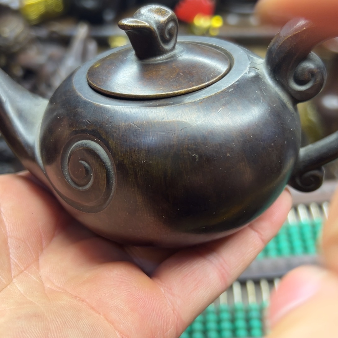 铜摆件欢迎欢迎你