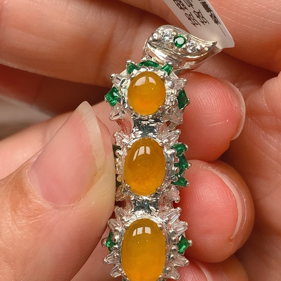 未镶嵌戒指翡翠翡翠蛋面