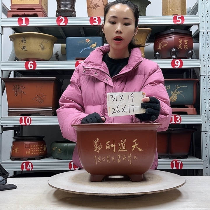 紫砂花盆紫砂花盆