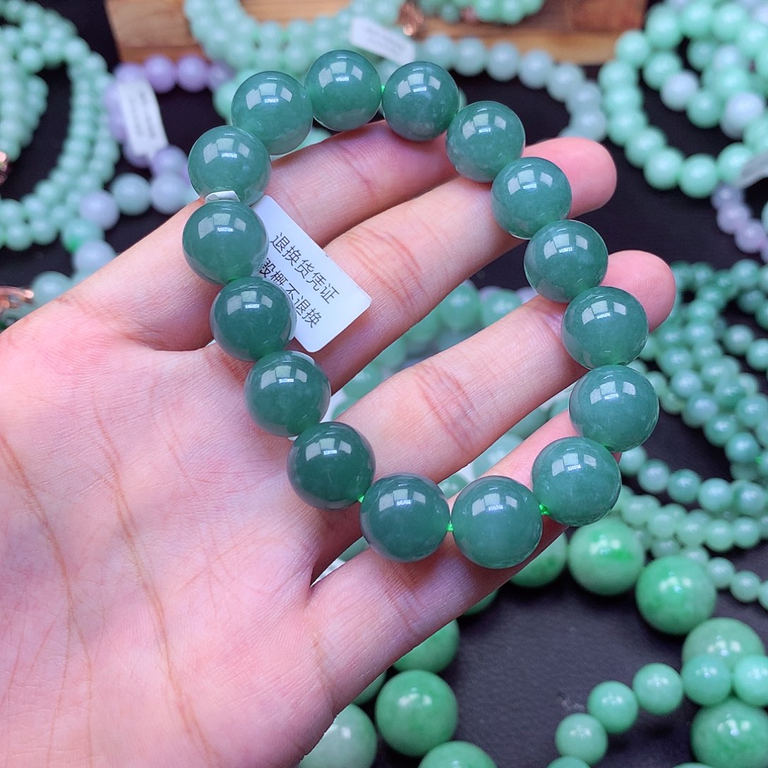 翡翠未镶嵌毛衣链