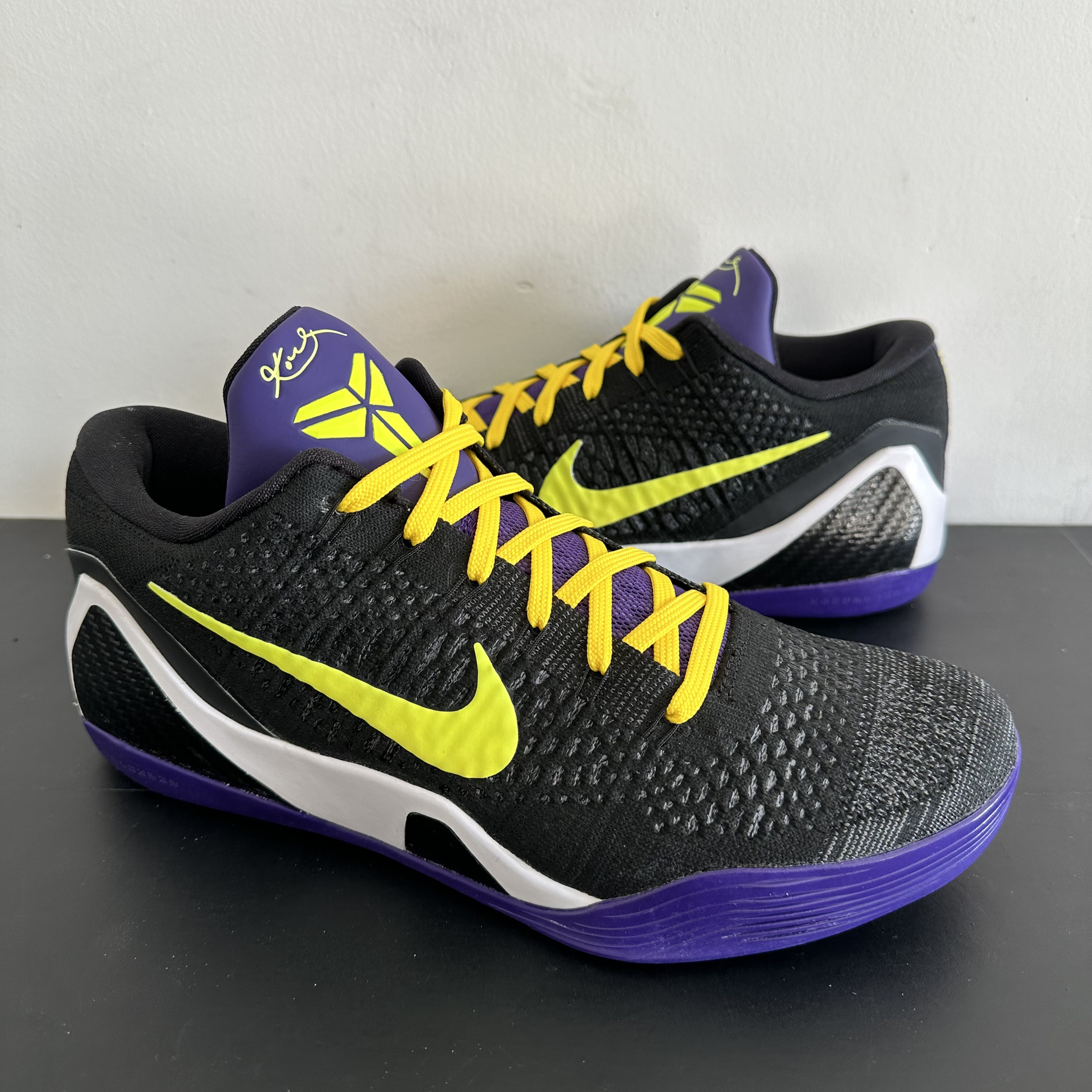 44码 全新未使用 原盒 科比9 zk9 紫金ID 篮球鞋 男鞋 