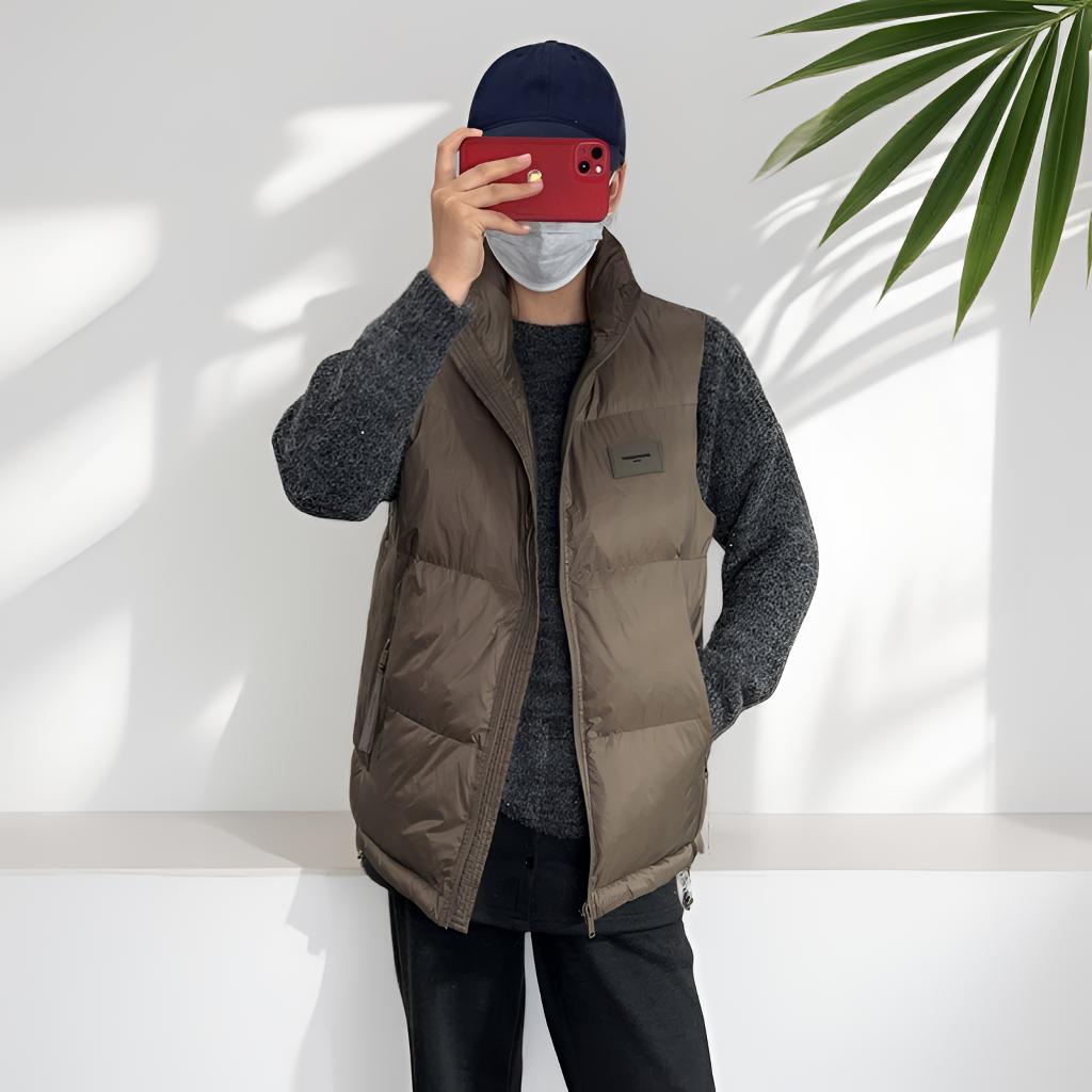 次仁卓嘎服装柜台༽新款高品质时尚百搭加厚男女同款马甲➖123