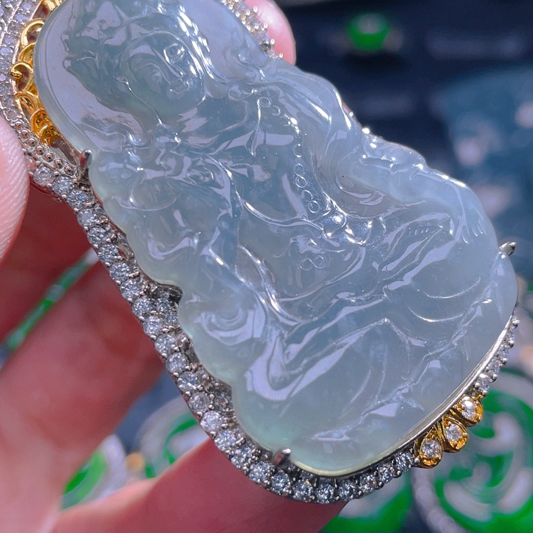 颈饰未镶嵌翡翠翡翠