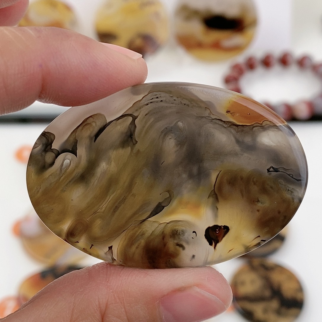 玛瑙/玉髓珠宝半成品未镶嵌北*