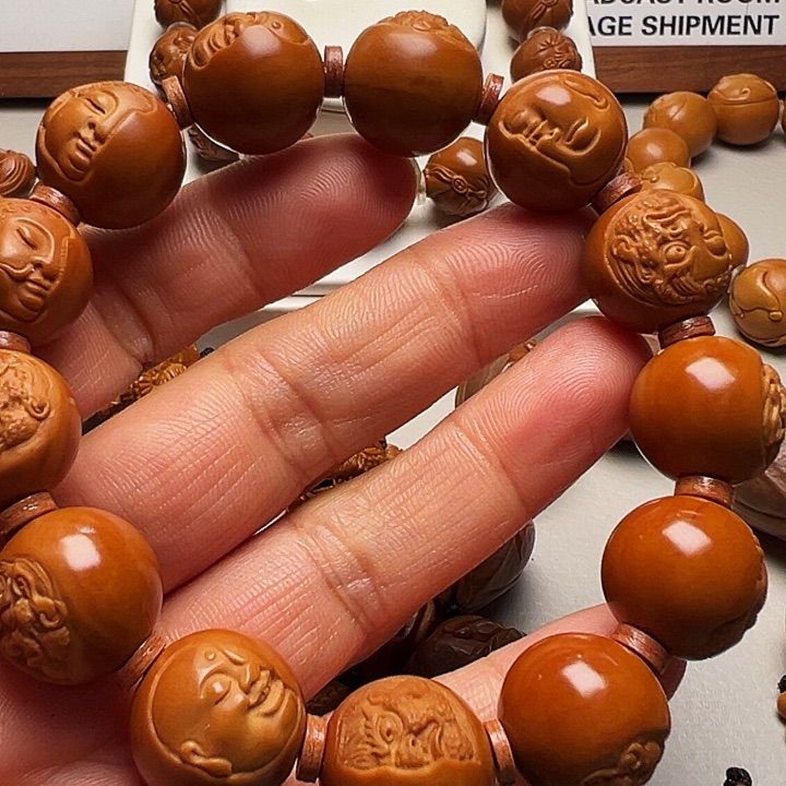 岚***橄榄核手串/手链一念串