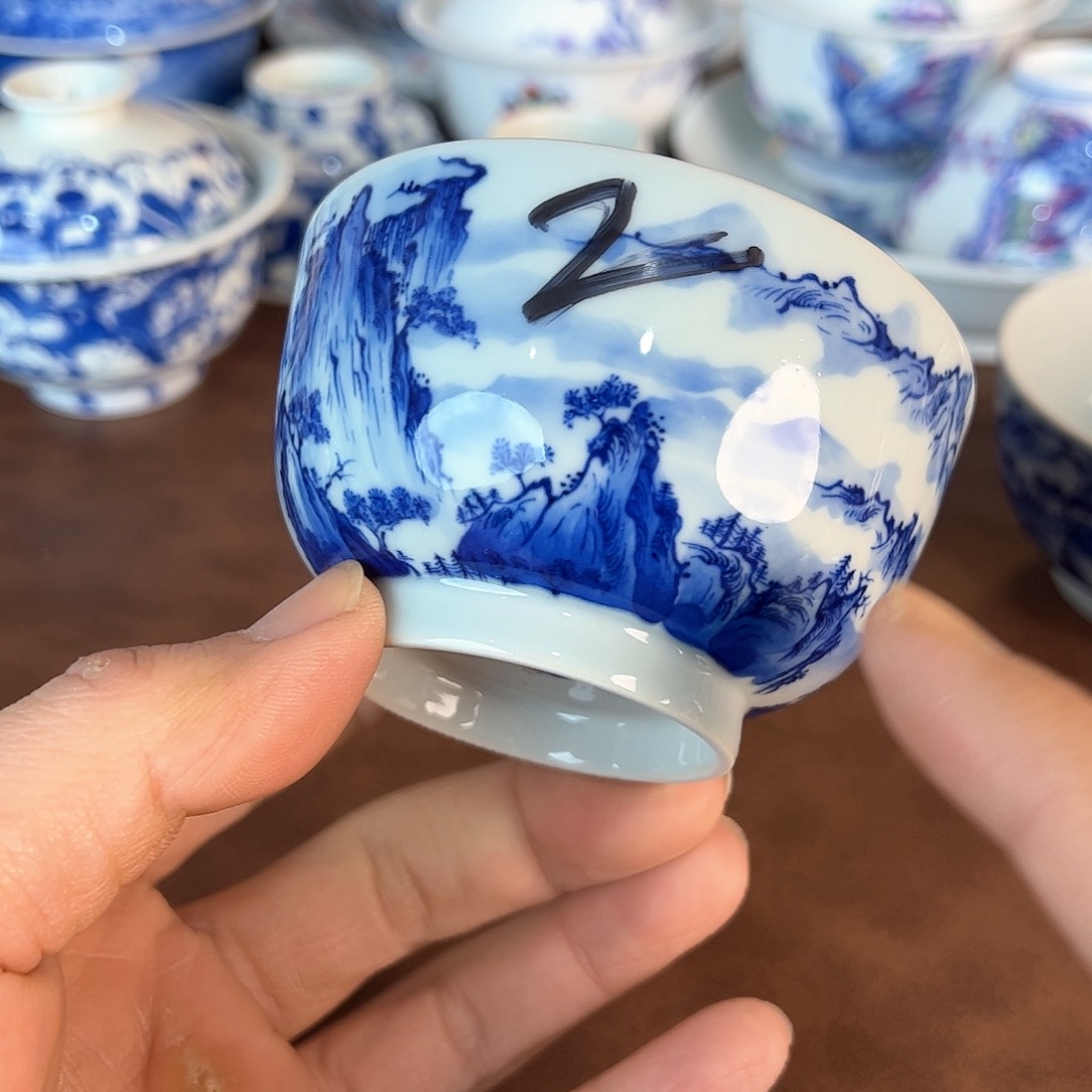 杯景德镇全手工手绘陶瓷