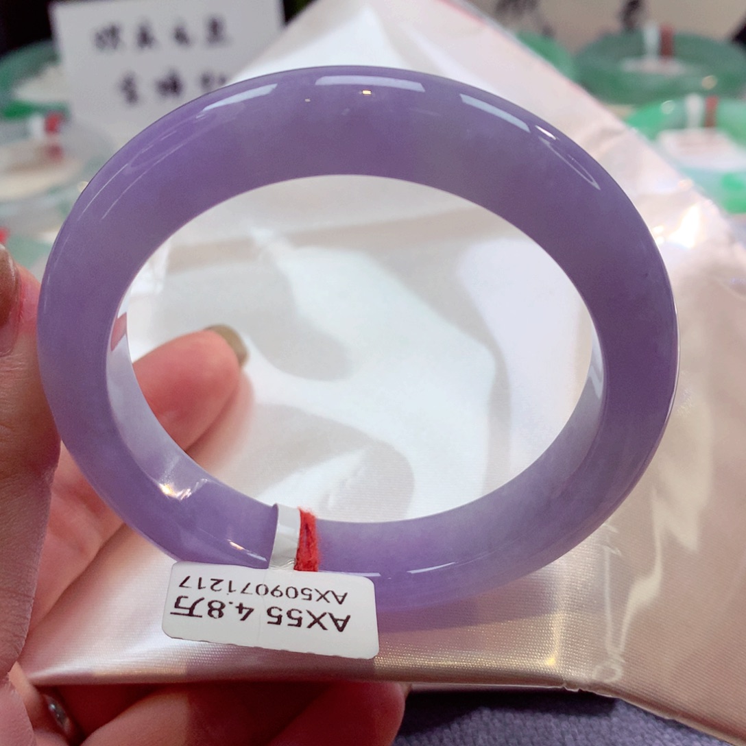 未镶嵌手镯翡翠满紫完美推荐3号11