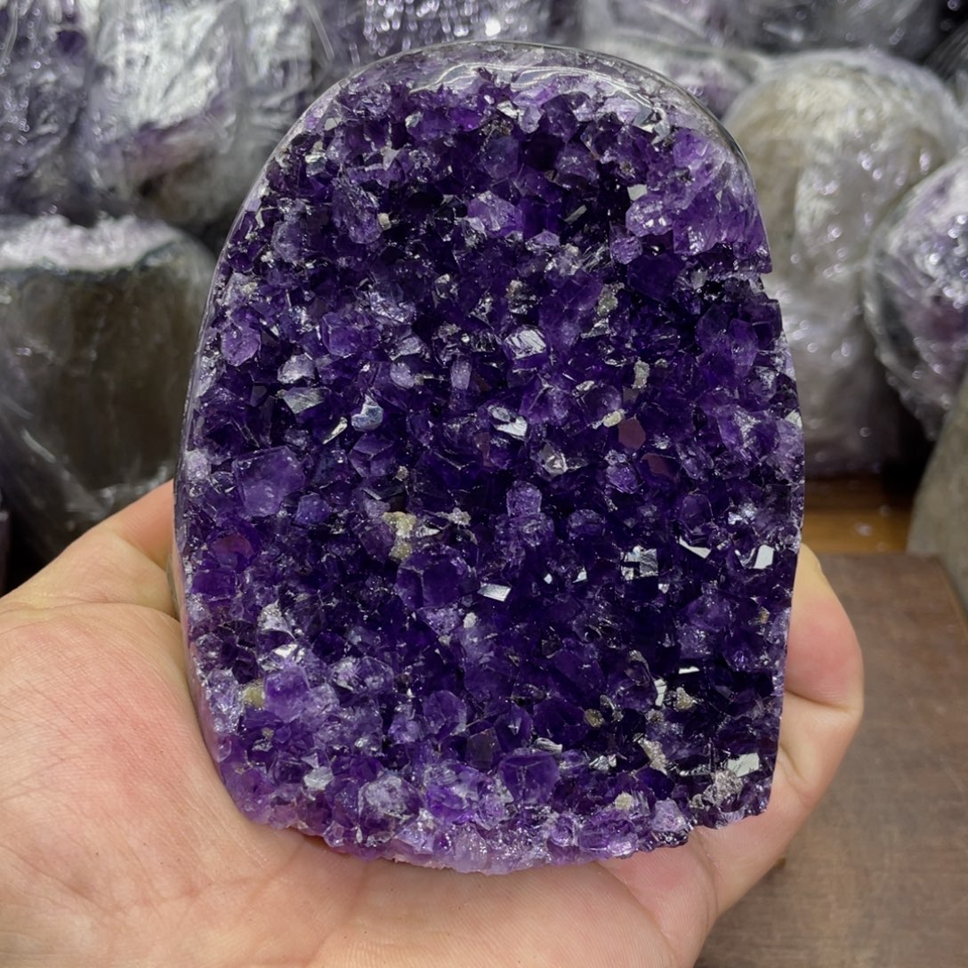 未镶嵌摆件紫晶紫晶