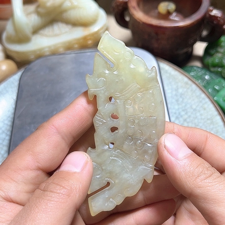 紫金钵盂菩提把件